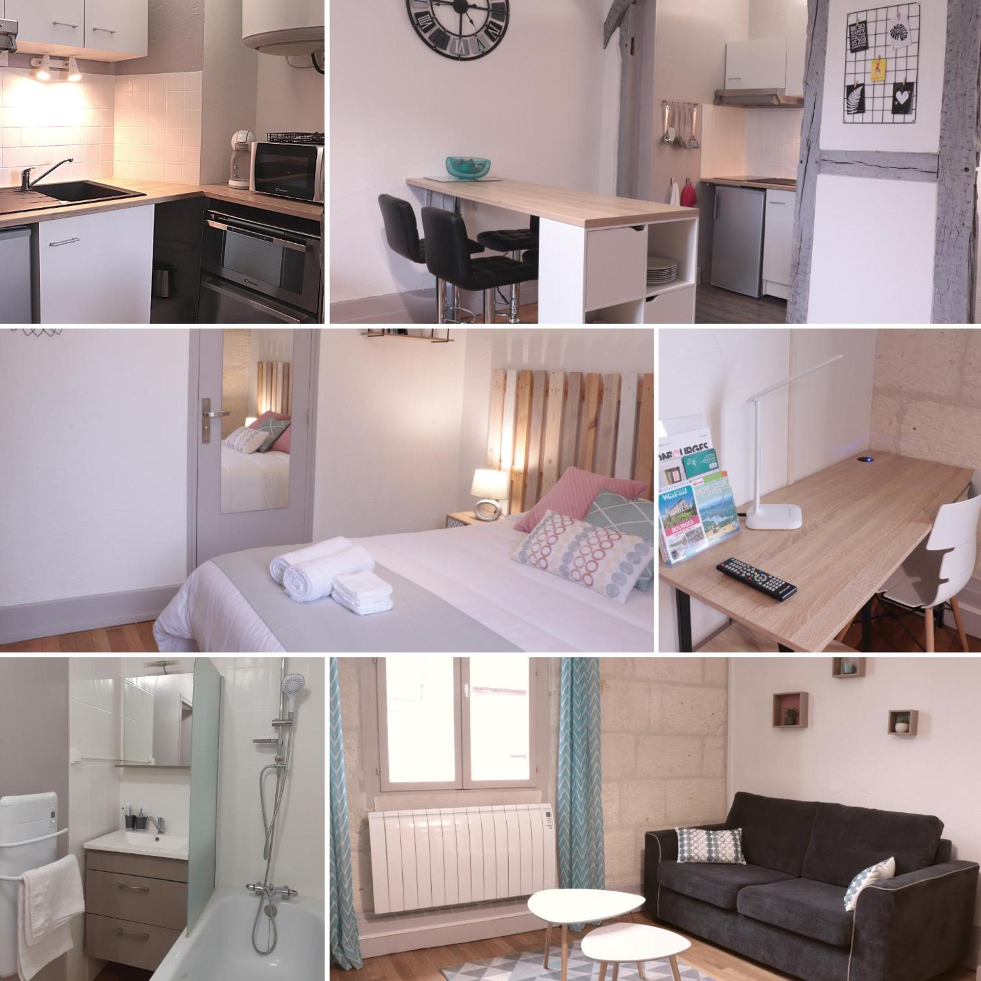 Le Vaillant, Appartement T2, Proche Gare, Hyper-Centre Et Marais, 1 A 2 Personnes, Wifi Bourges Exterior foto